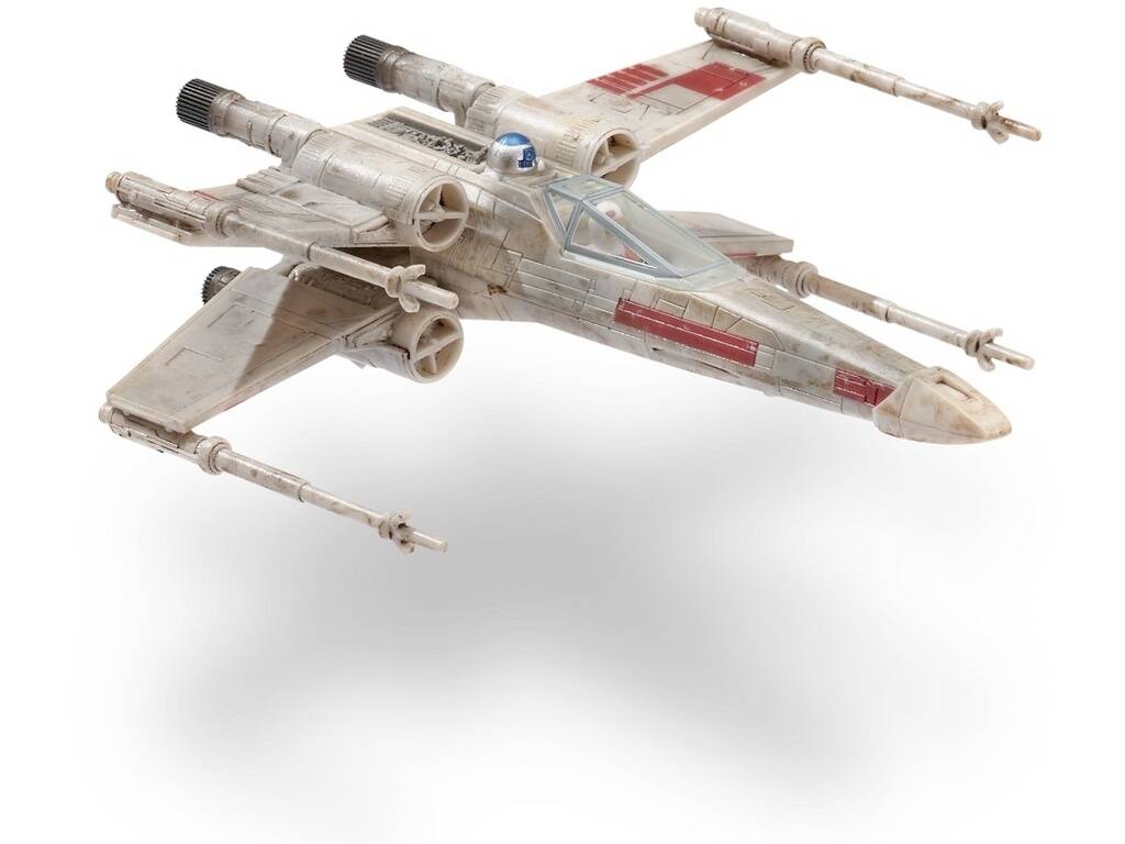 Star Wars Micro Galaxy Squadron X-Wing con Figura di Luke Skaywalker e R2-D2 Bizak 62610015