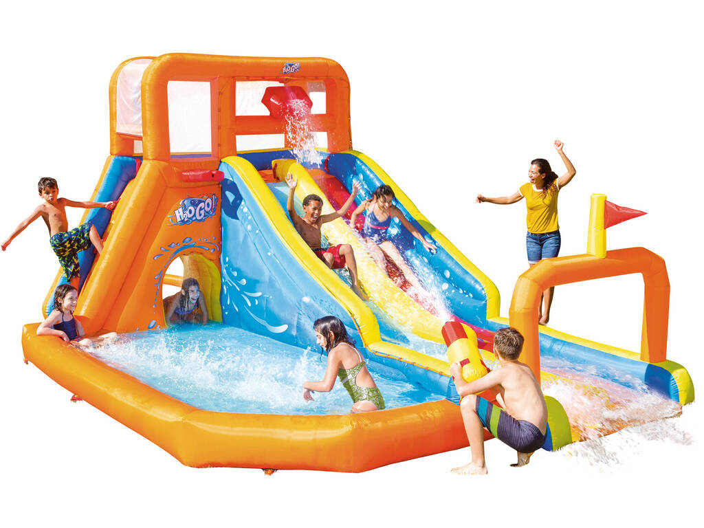 Parc aquatique gonflable Tsunami Waves 505x340x265 cm. Bestway 53305