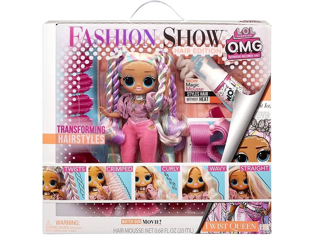 LOL Surprise OMG Fashion Show Style Edition Twist Queen MGA 584292