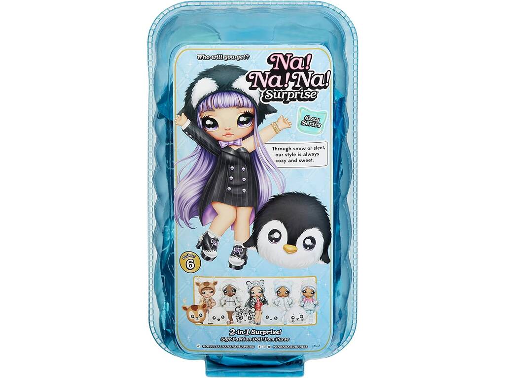 Na ! Na ! Na ! Poupée léopard des neiges Surprise Cozy Series MGA 119364