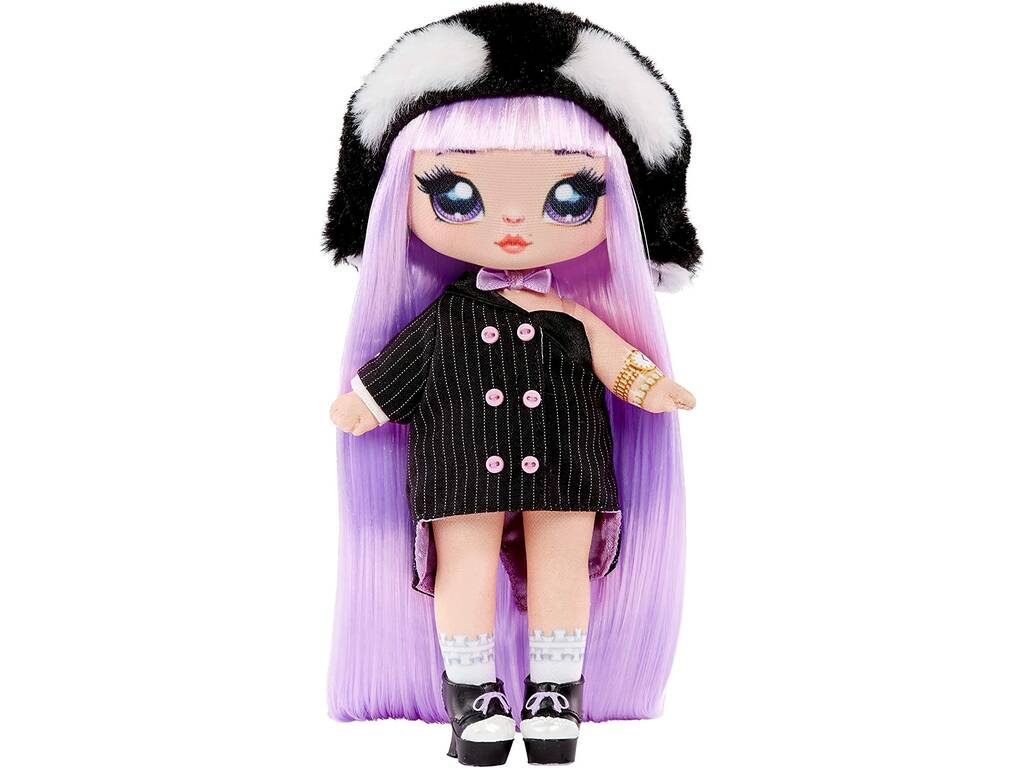 Na ! Na ! Na ! Poupée pingouin lavande de la série Surprise Cozy MGA 119401