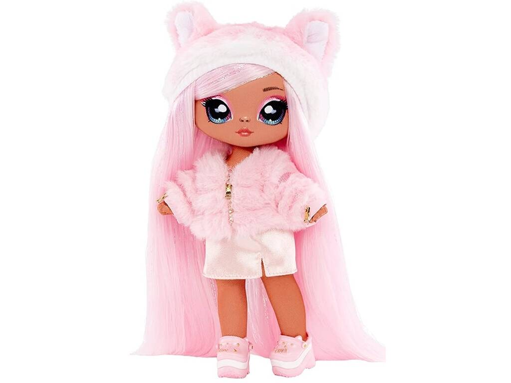 Na! Na! Na! Surprise 3 in 1 Backpack Bedroom con Bambola Pink Kitty MGA 585589