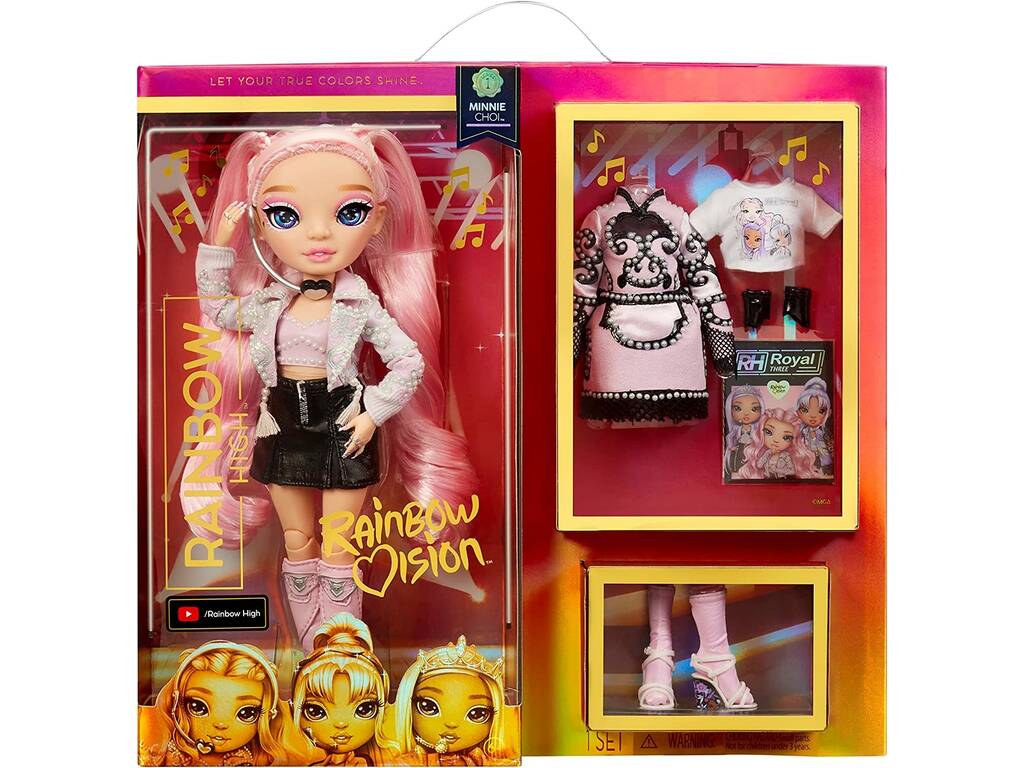 Rainbow High Rainbow Vision Muñeca Minnie Choi MGA 578444