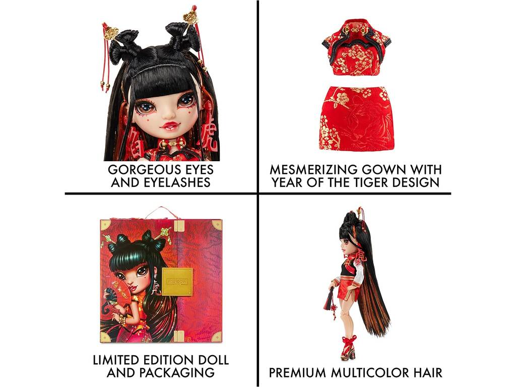 Poupée du Nouvel An chinois Lily Cheng, édition spéciale Rainbow High MGA 578536