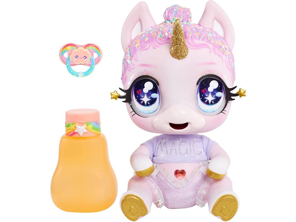 Poupée licorne rose Glitter Babyz Glitter Babyz MGA 581550