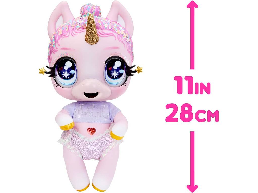 Poupée licorne rose Glitter Babyz Glitter Babyz MGA 581550