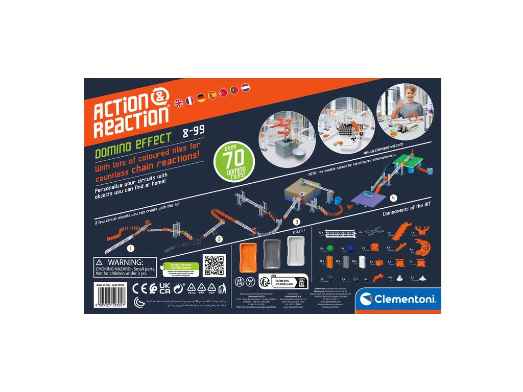 Action & Reaction Domino Effect Clementoni 59305