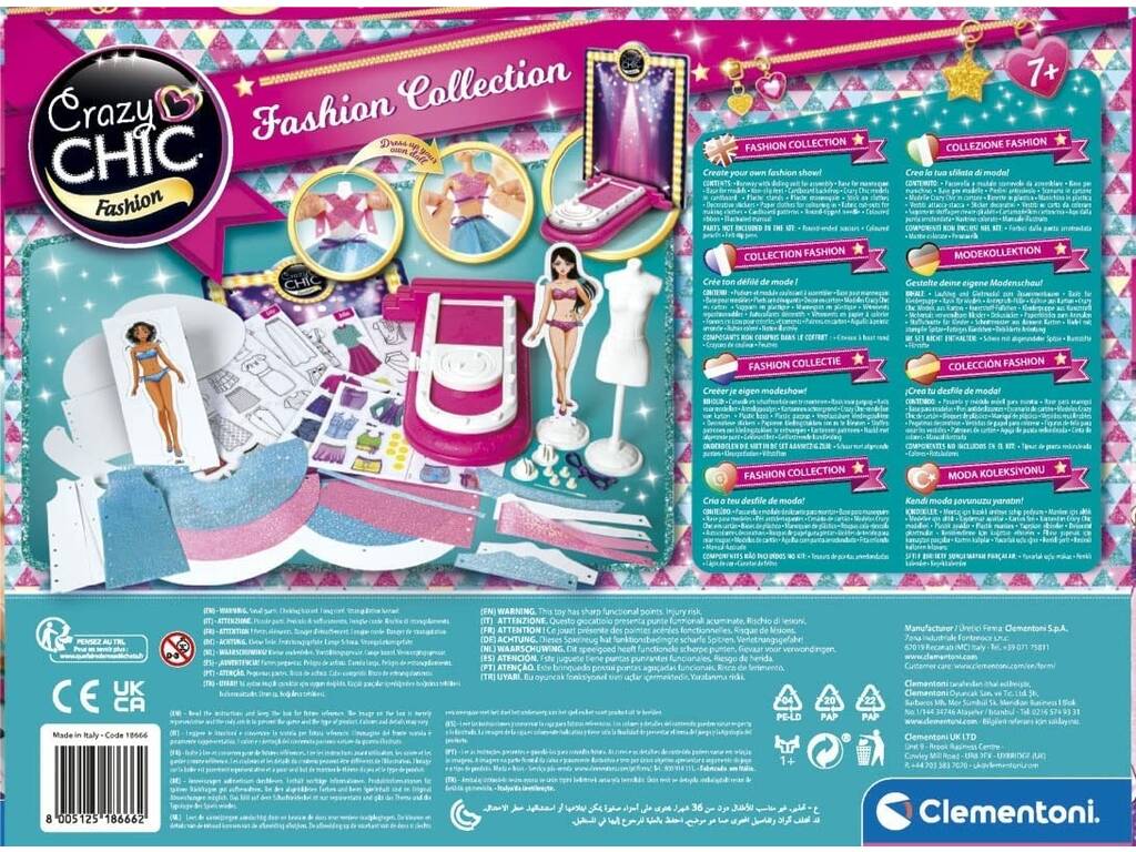 Collection Crazy Chic Fashion Défilé de mode Clementoni 18666