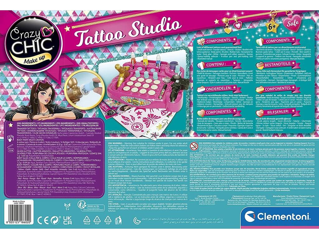 Crazy Chic Tattoo Studio Clementoni 18602