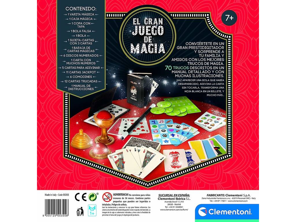 Le Grand Jeu De Magie Clementoni 55355