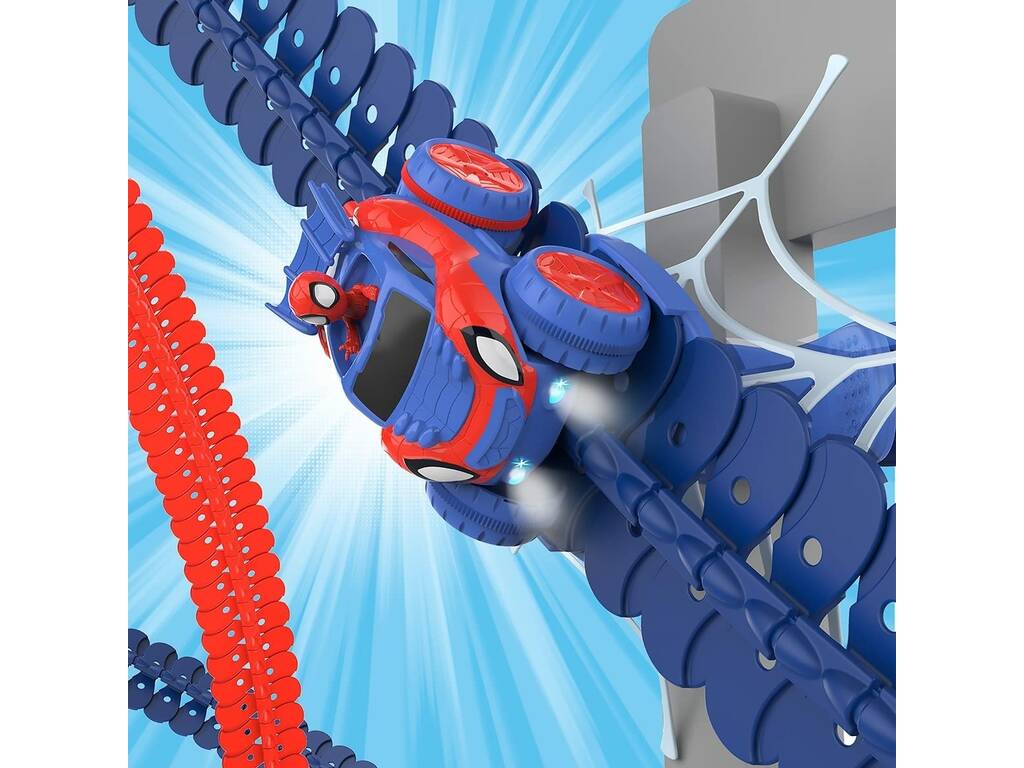 Spiderman Piste Flextreme Set Spidey And his Friends Smoby 7600180918