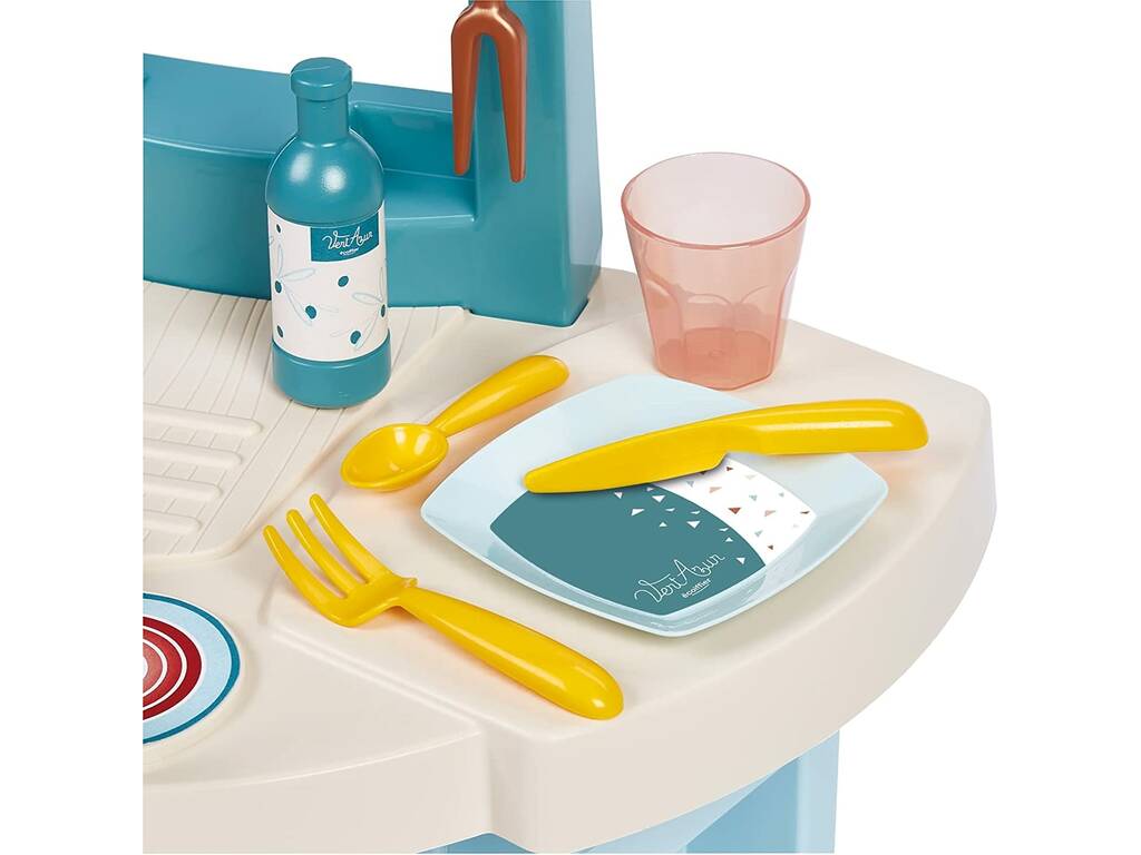 Ecoiffier La mia prima Cucina Vert Azur con Accessori Simba 1688