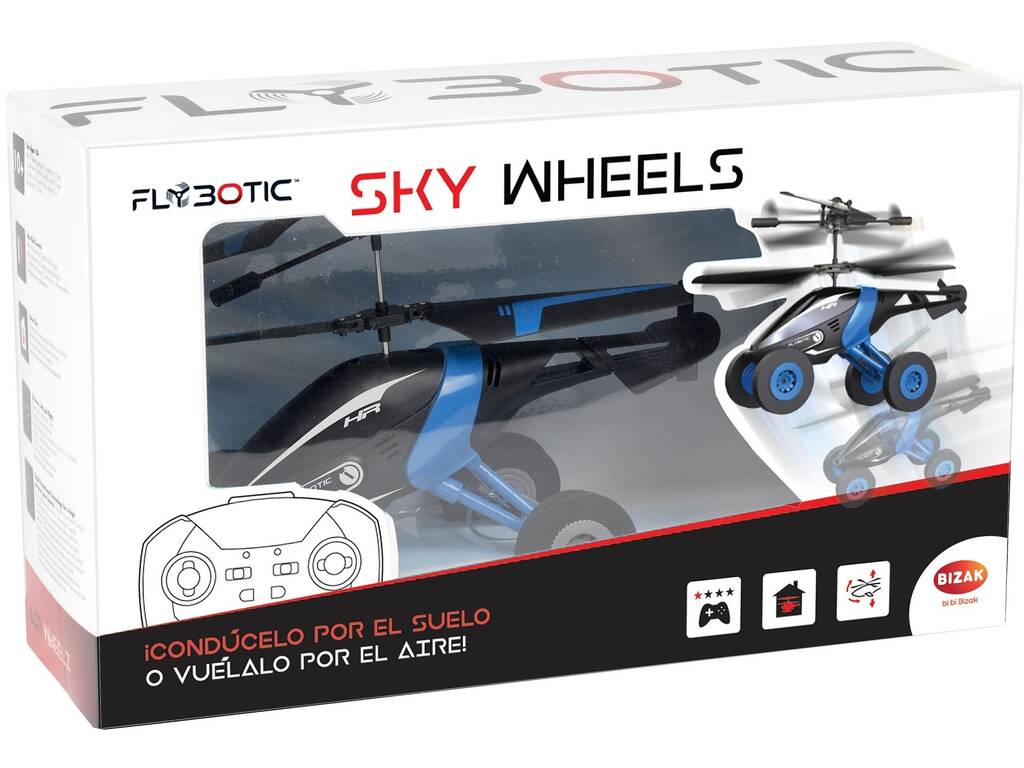 Sky Wheels 2 in 1 RC Helicopter Bizak 62004777