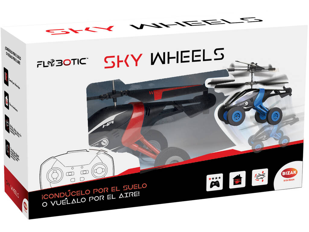 Sky Wheels 2 in 1 RC Helicopter Bizak 62004777