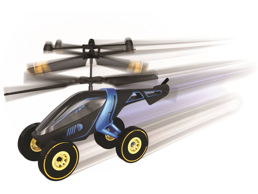 Sky Wheels 2 in 1 RC Helicopter Bizak 62004777