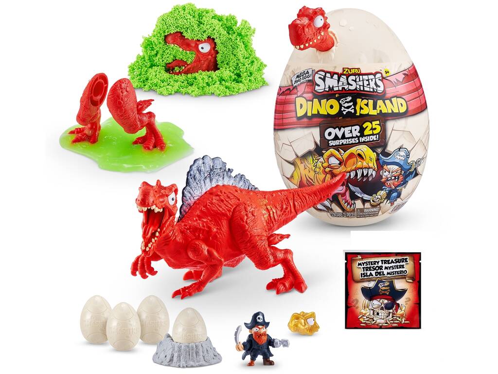 Smashers Dino Island Œuf Géant Epic Bizak 62367487