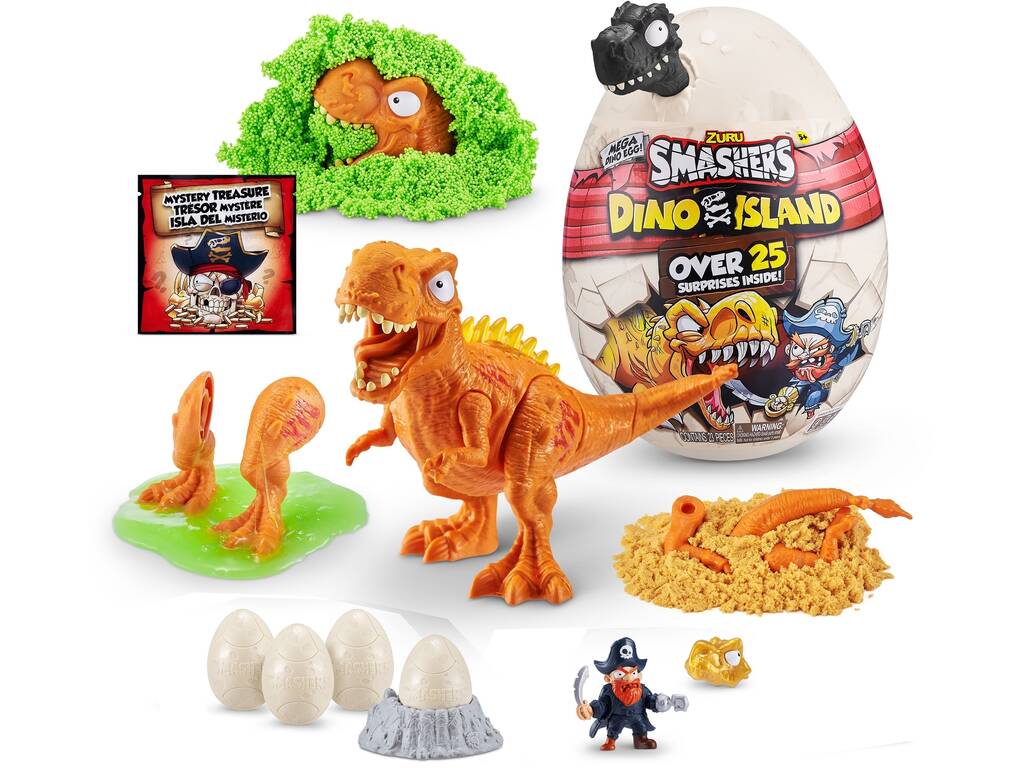 Smashers Dino Island Œuf Géant Epic Bizak 62367487