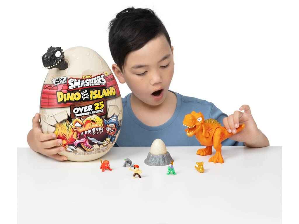 Smashers Dino Island Œuf Géant Epic Bizak 62367487
