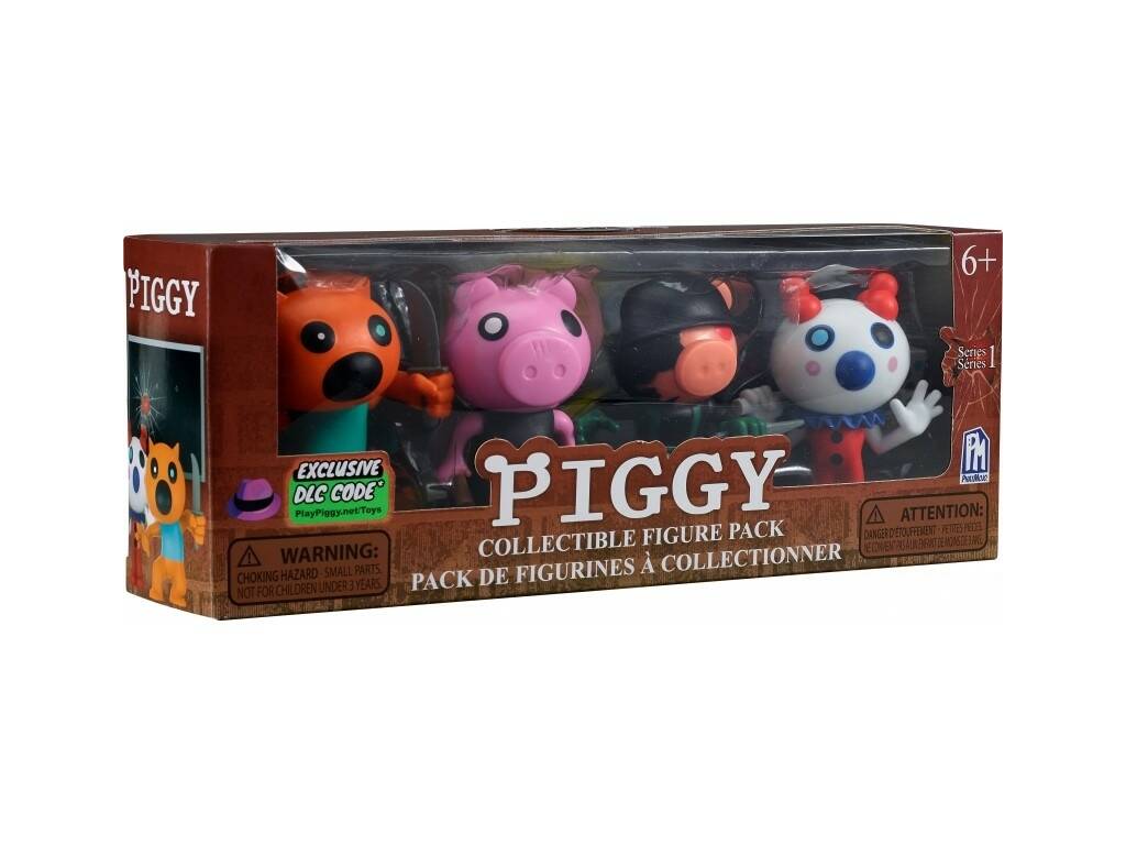 Piggy Pack di 4 figure 8 cm. Bizak 64238151