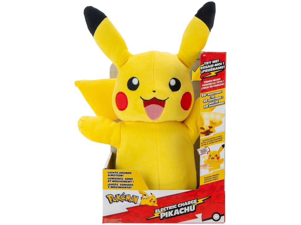 Pokémon Pikachu Electronique avec Lumière, Sons et Mouvement Bizak 63222365