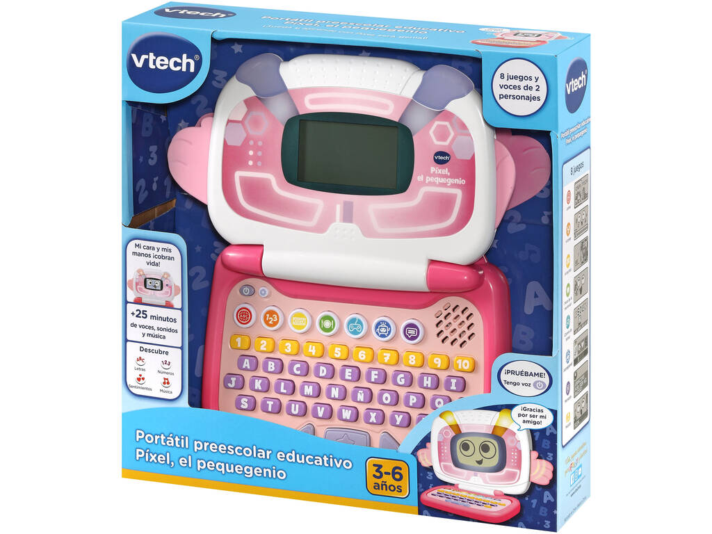 Portatile didattico prescolare Piccologenio Animato Rosa VTech 615157