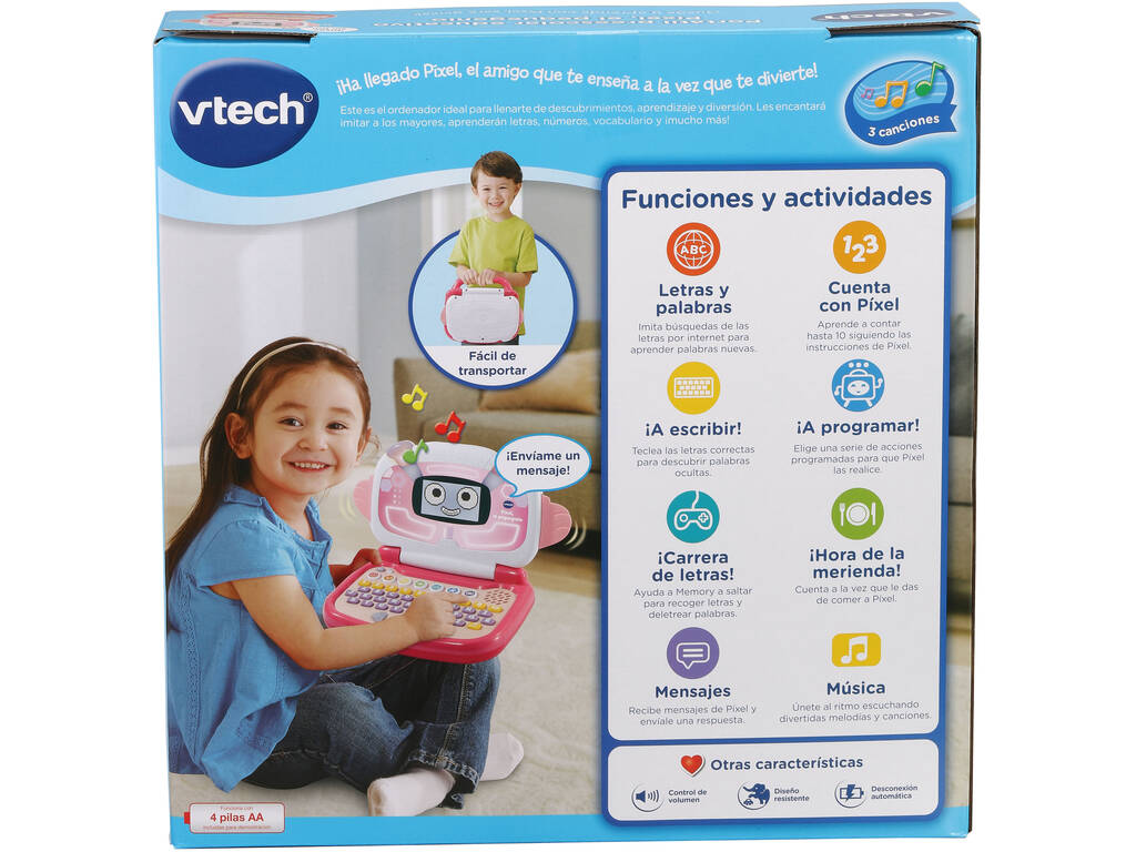 Portatile didattico prescolare Piccologenio Animato Rosa VTech 615157