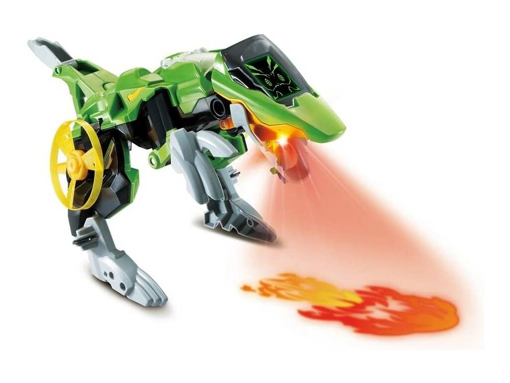 Switch & Go Dinos Fire Rotor L'aereo da combattimento Tericinosaurus Vtech 546822