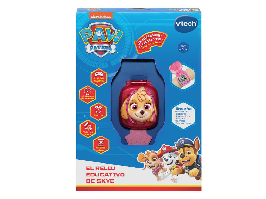 Relógio Educativo Patrulha Canina Skye VTech 551587