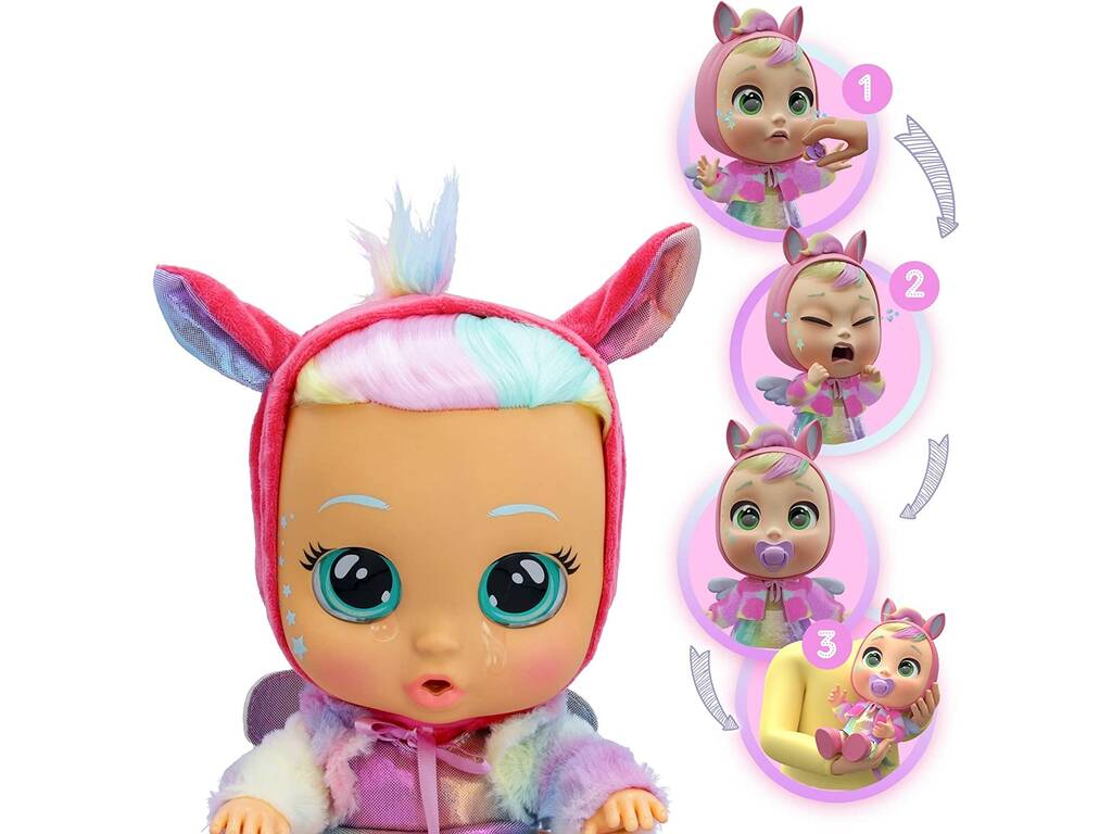 Bebés Llorones Dressy Fantasy Hannah IMC Toys 88436