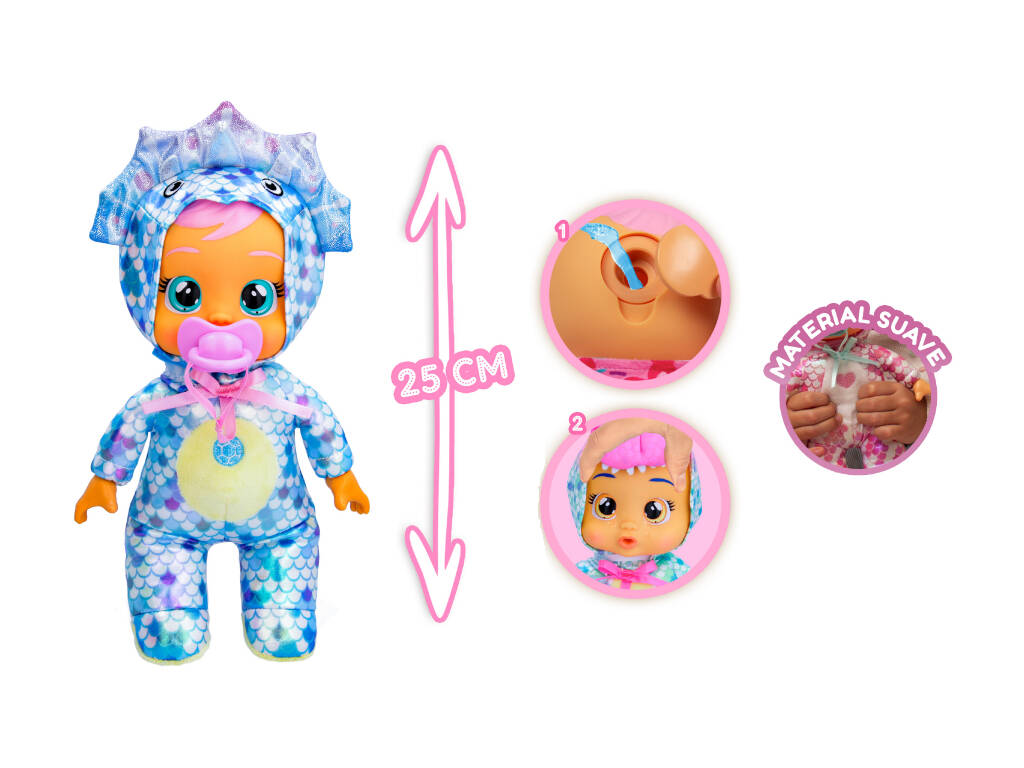 Cry Babies Tiny Cuddles Dinos Tina IMC Toys 88634