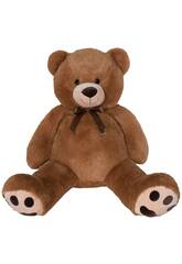Ours en peluche avec noeud 120 cm.