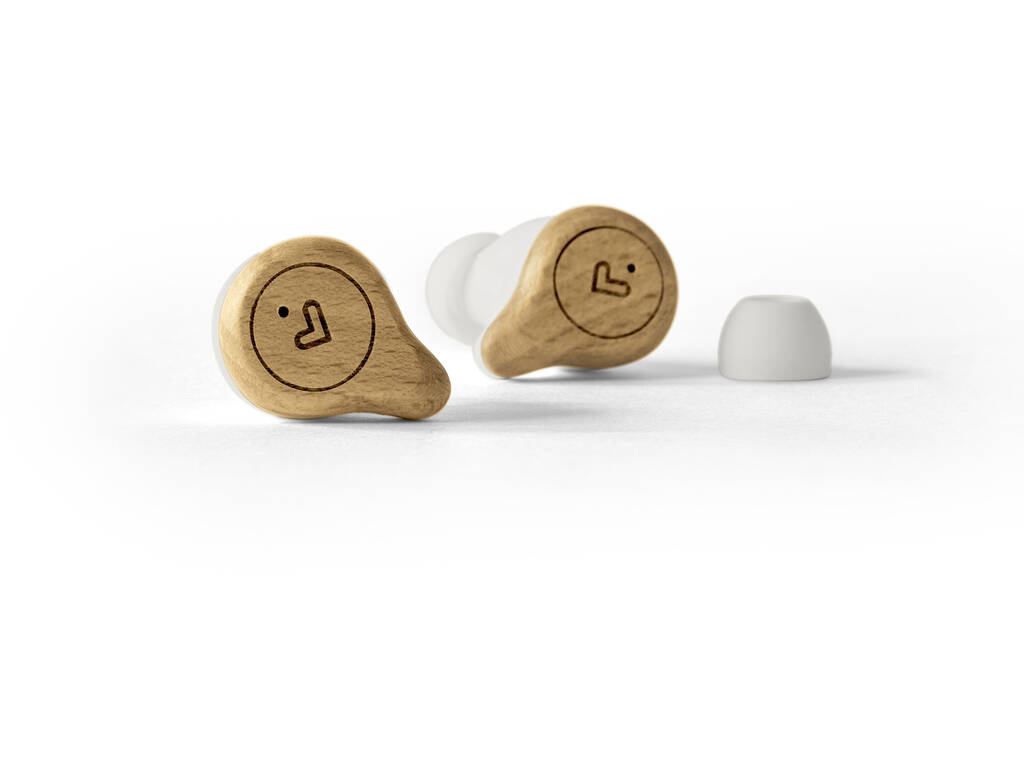 Auricolari Earphones Eco True Wireless Beech Wood Energy Sistem 45237