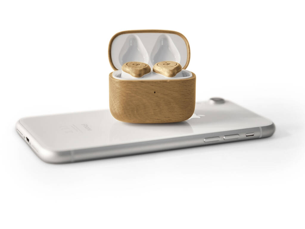 Auricolari Earphones Eco True Wireless Beech Wood Energy Sistem 45237