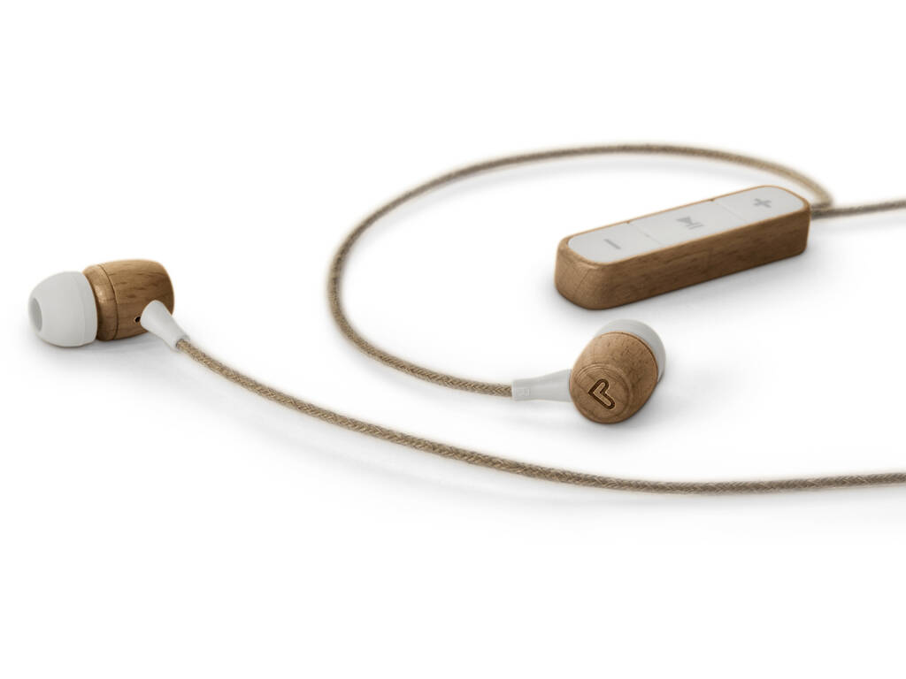Ecouteurs Earphones Eco Bluetooth Beech Wood Energy Sistem 45239 