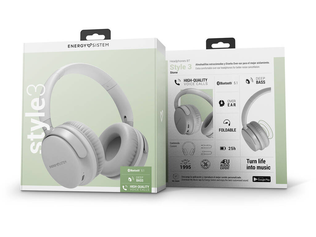 Auricolari Headphones Bluetooth Style 3 Stone Energy Sistem 45303