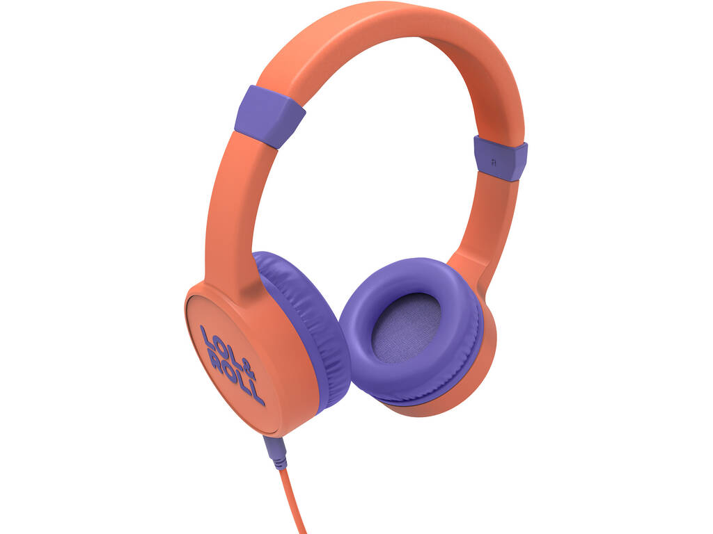 Auriculares Lol&Roll Pop Kids Headphones Orange Energy Sistem 45186