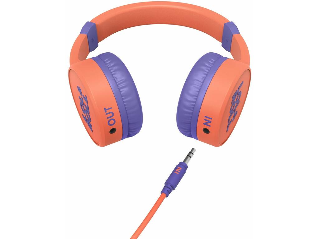 Auriculares Lol&Roll Pop Kids Headphones Orange Energy Sistem 45186