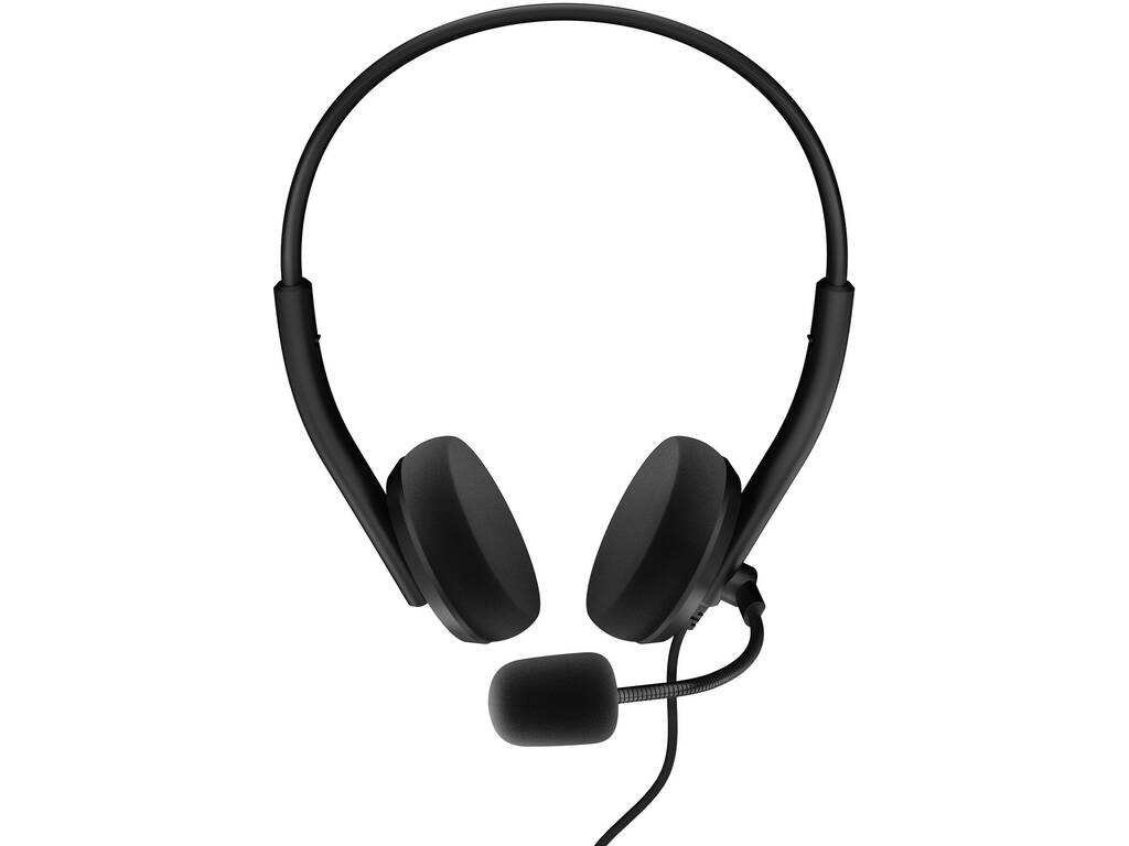 Fones de Ouvido Headset Office 2+ Black Energy Sistem 45202