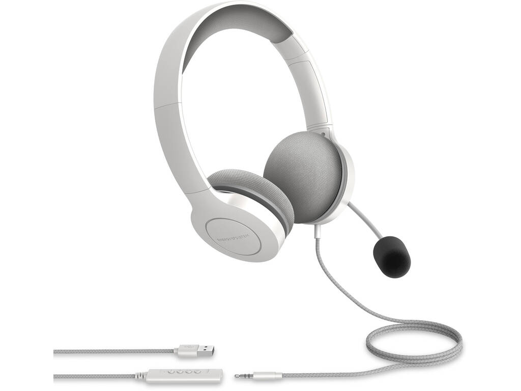 Auriculares Headset Office 3 White Energy Sistem 45215