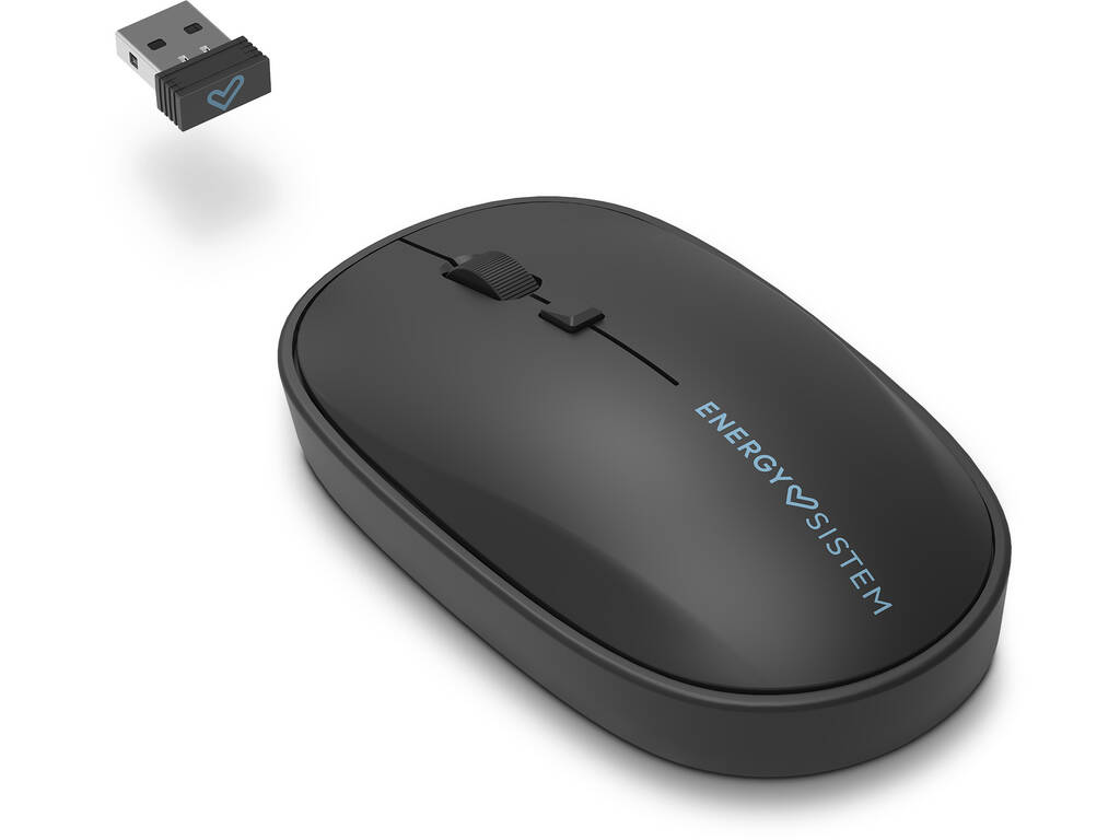 Kit clavier et souris sans fil pour le bureau Ensemble 3 silencieux avec tapis de souris Energy Sistem 45301