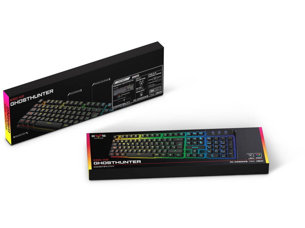 Clavier de jeu Teclado ESG K2 Ghosthunter Energy Sistem 45208