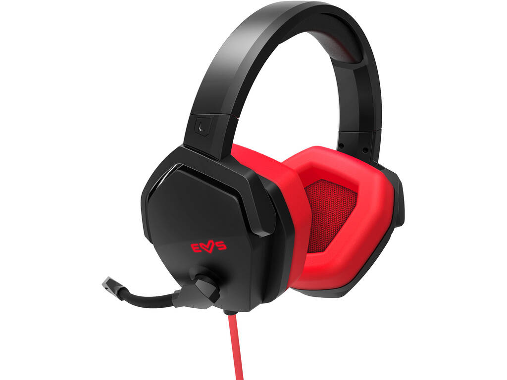 Casque de jeu Auriculares ESG 4 Surround 7.1 Red Energy Sistem 45255