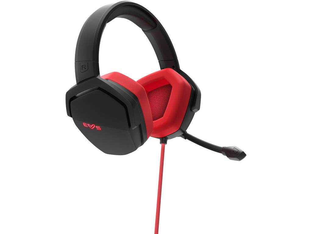 Casque de jeu Auriculares ESG 4 Surround 7.1 Red Energy Sistem 45255