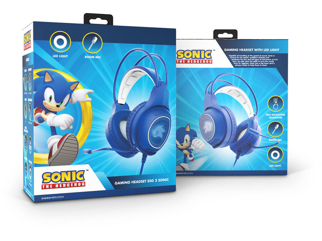 Casque de jeu Auriculares ESG 2 Sonic Energy Sistem 45332