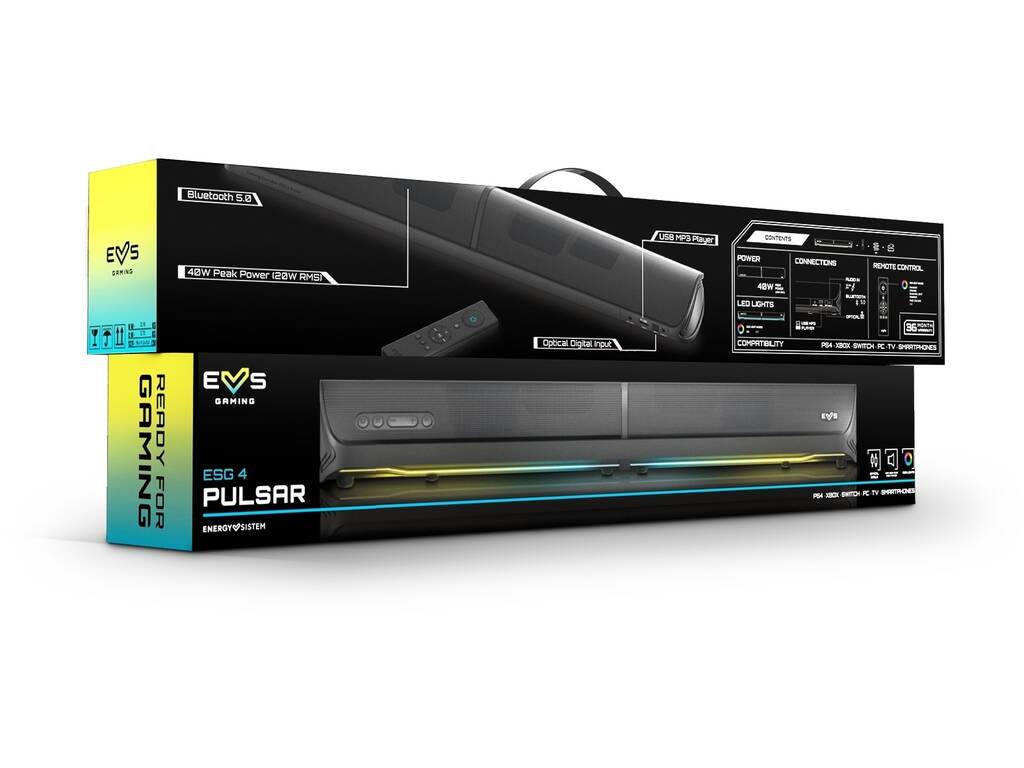 Altavoz Gaming Soundbar ESG 4 Pulsar Energy Sistem 45112
