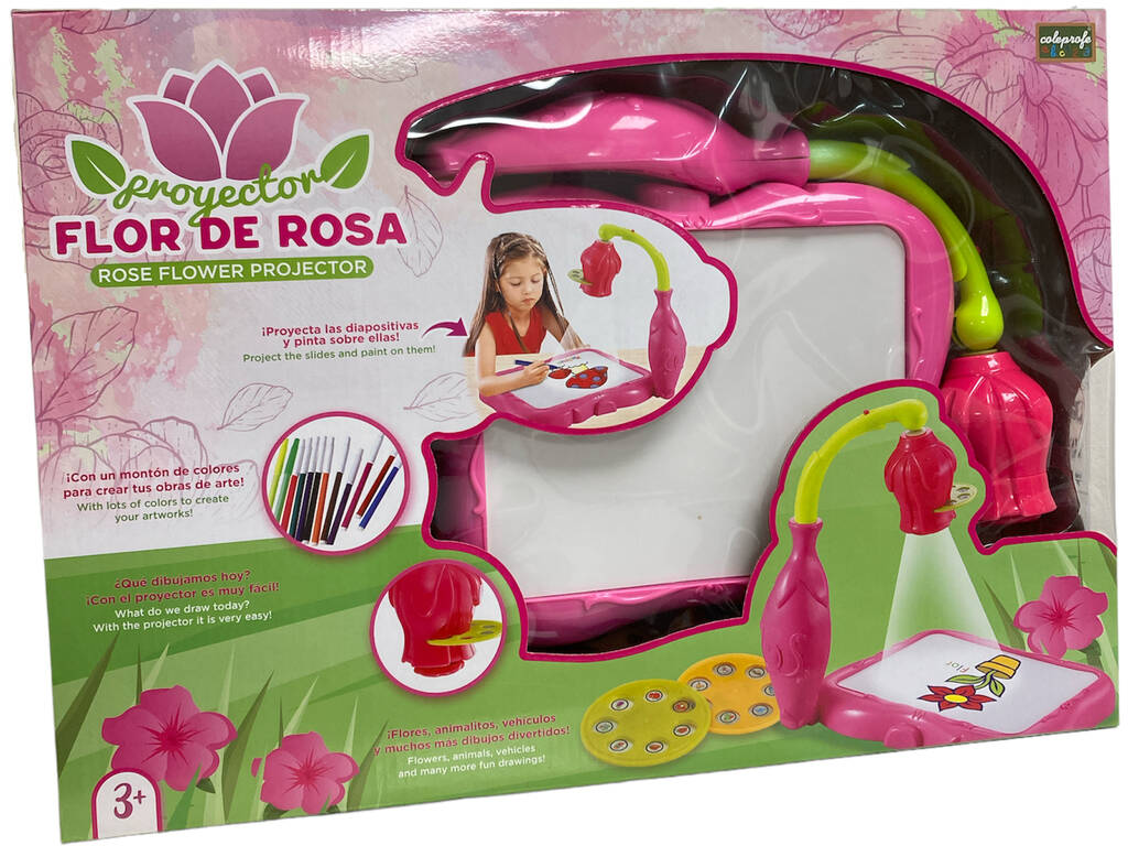 Travaux Manuels Projecteur Artiste Rose avec Lumière