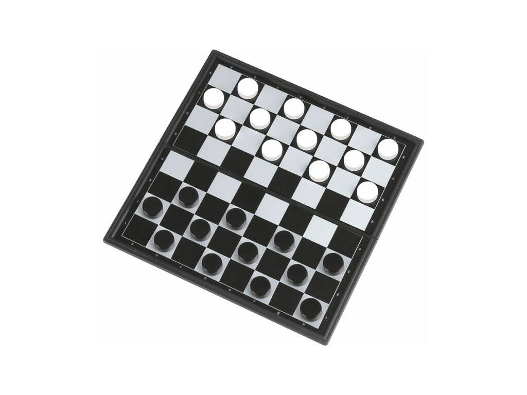 Échecs et dames magnétiques 31x31 cm.