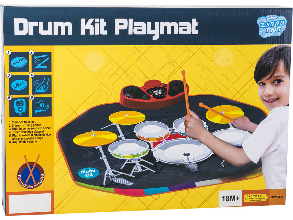 Tapis musical Tambours 78x60 cm.