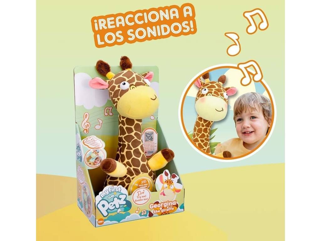 Peluche Interactivo Georgina La Girafa IMC Toys 906884