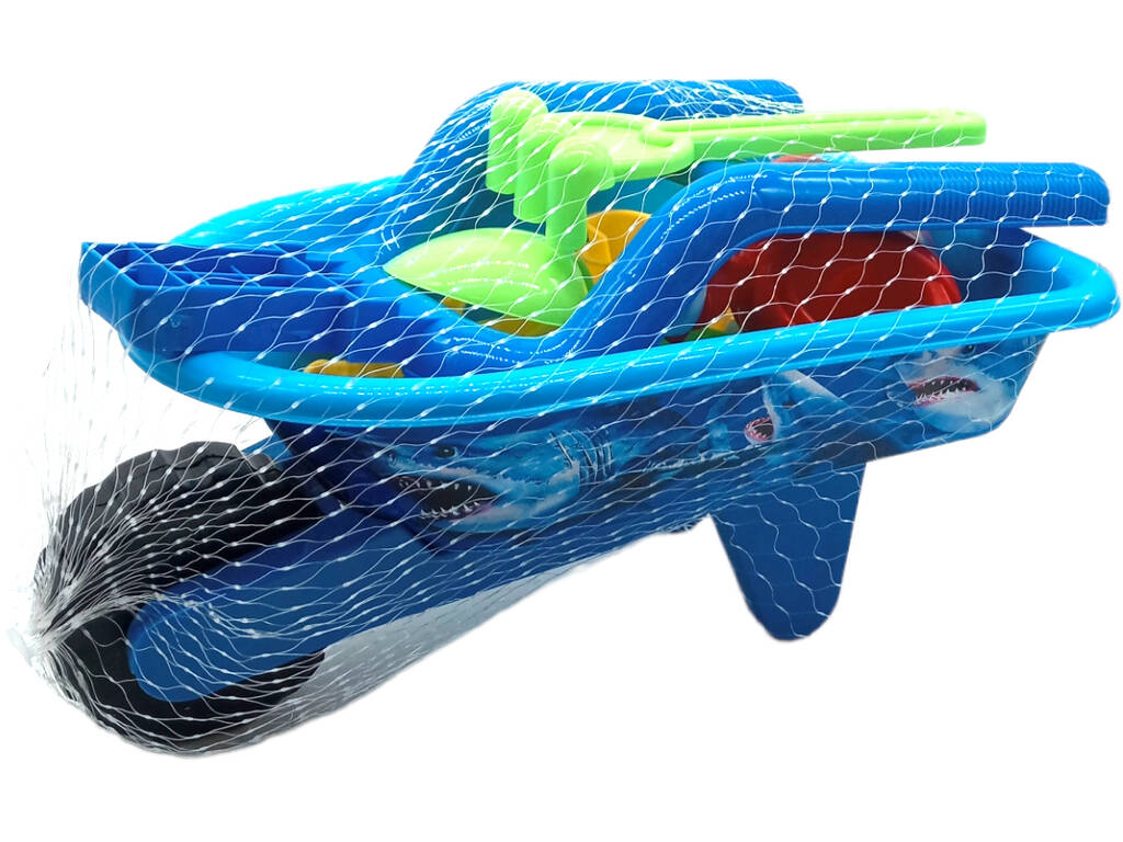 Set Carrello Blu 3D Animali Marini 6 Pezzi di Diverbeach